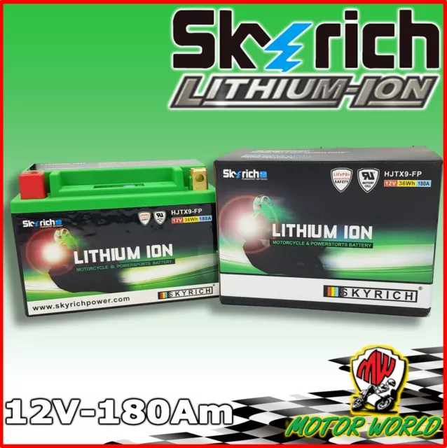 Batterie Lithium Skyrich YTX9-BS Légère Kawasaki Estrella 250 1995 1996 1997