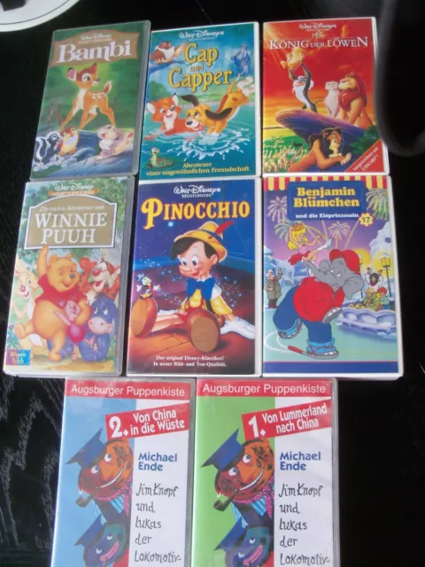 VHS Videokassetten Disney & Kinderfilme