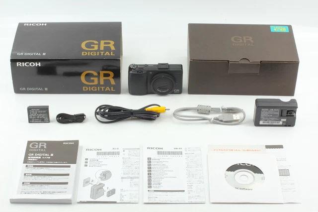 [N MINT+++ In Box] Ricoh GR Digital III 10.0MP Black Compact Camera From JAPAN 3