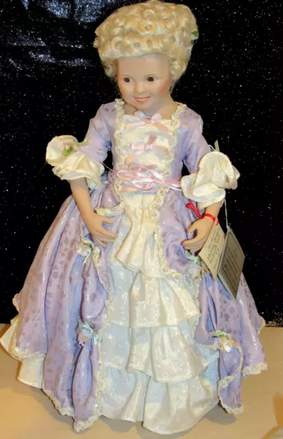 Danbury Mint Shirley Temple Heidi Collector 18" Porcelain Doll 1994 EUC LOVELY