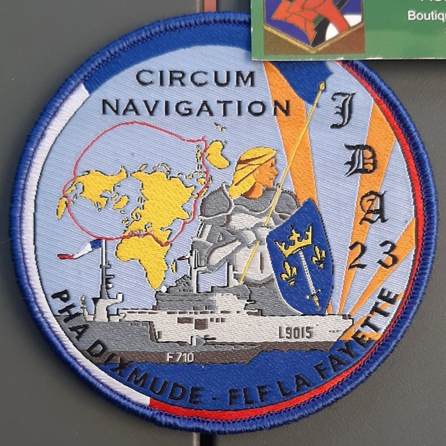 Patch Marine Nationale - Phare Mistral (ancien Modèle) - 90 Mm - Neuf