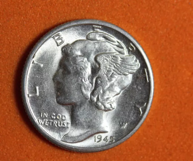 Estate Find 1945 D- Mercury Dime!!  #K34666