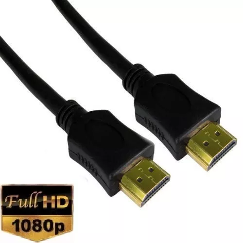 Gold HDMI to HDMI Fast Speed 1080p LCD HDTV Video Lead Cable 3D 0.5m-10m