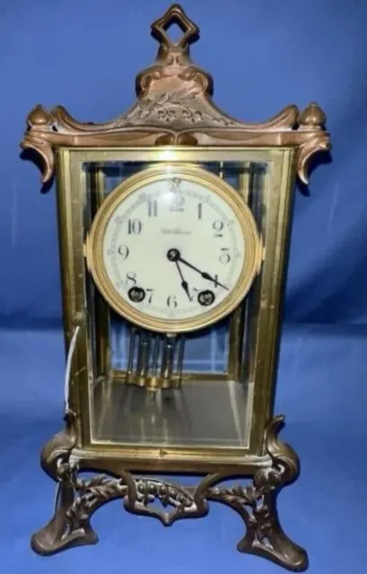 Seth Thomas Crystal Regulator Desk/Mantel  Clock