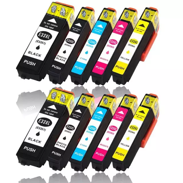 10x Drucker Patrone Tinte für EPSON XP530 XP540 XP630 XP635 XP640 XP645 XP830