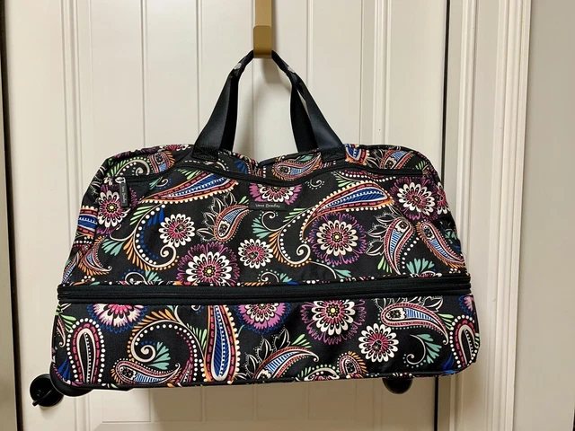 Vera Bradley Rolling Work bag Luggage Night and Day Carry-on