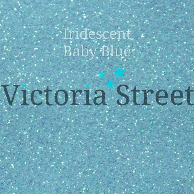 Victoria Street Glitter - Iridescent Baby Blue - Fine 0.008" / 0.2mm (Sky Light)