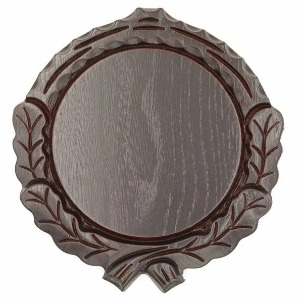 Placa de Jabalí Tallado Oscuro Af 14 CM Tablero Keiler Gewaffbrett Escudo Trofeo