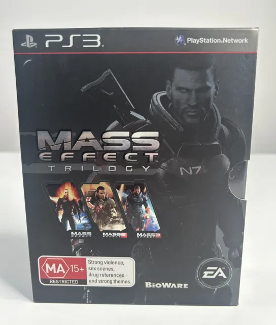 Mass Effect Trilogy PlayStation 3 (PS3: 2012) Box Set PAL VGC COMPLETE