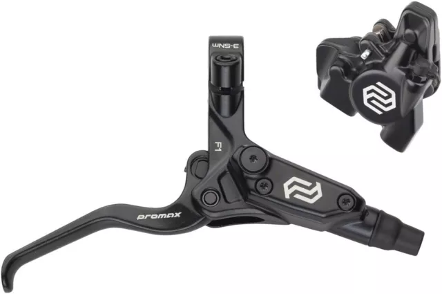 NEW Promax F1 / DSK-927 Disc Brake and Lever - Rear Hydraulic Flat Mount Black
