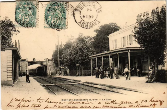 CPA Boissy l'Aillerie La Gare FRANCE (1308957)