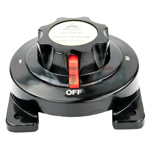 MARINE DUAL BATTERY Switch Boat Isolator Selector RV/Caravan/Yacht