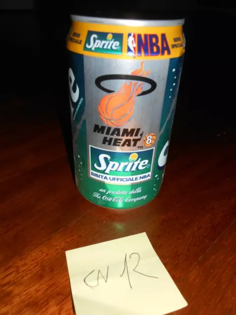 Lattina Sprite Can Sprite Nba 1996-1997 Numero 8 Miami Heat Cn12