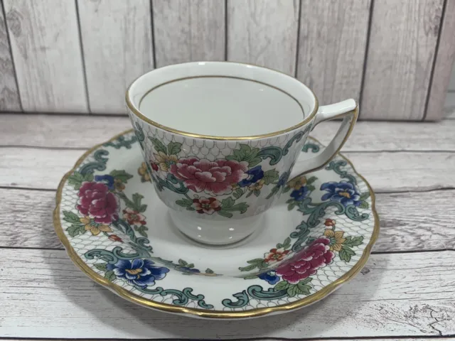 Antique Booths Floradora Coffee Cup  And Saucer -Art Deco - Small Cup And Saucer 2