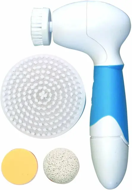 New As Seen On TV Spa-fx At Home Spa Treatment Facial & Body Scrubber 5 pc Kit