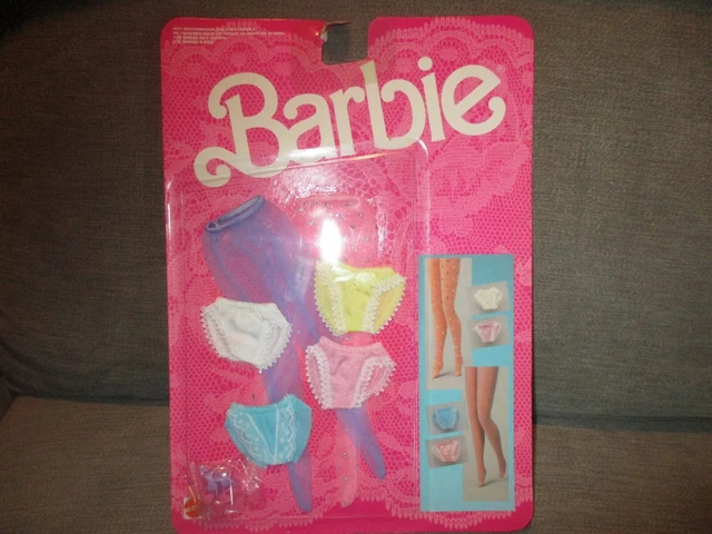 Vêtements Barbie – Lingerie Fancy Frills 1986 – Mattel – Neuf