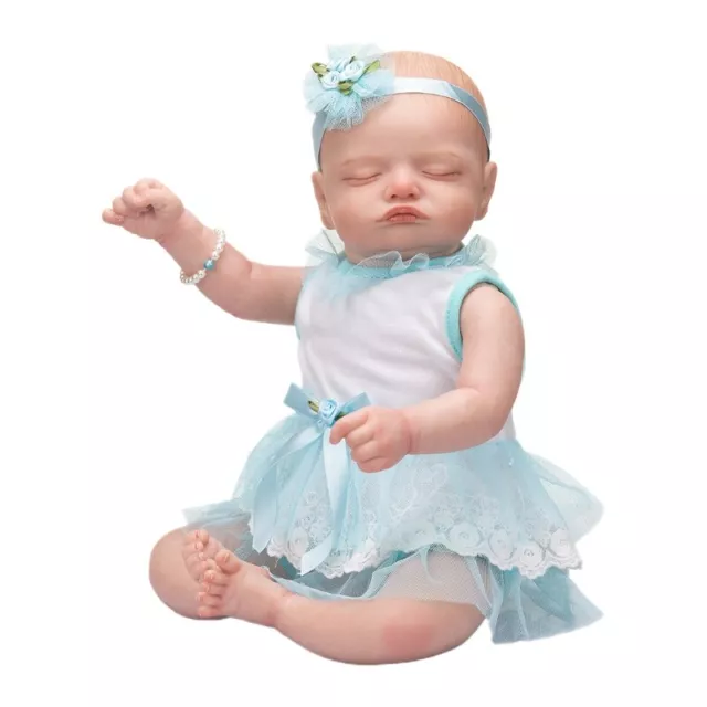 19In Vivid Caucasian for Doll Girl for Doll with Closed-Eyes for Babies T