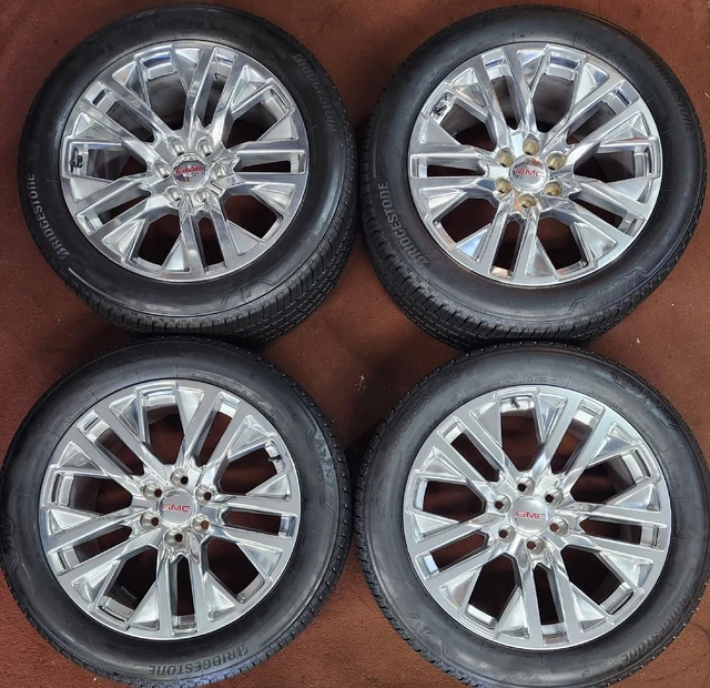 NEW TAKEOFF FACTORY Oem GMC Yukon Denali 22" Wheels Tires Sierra Chevy