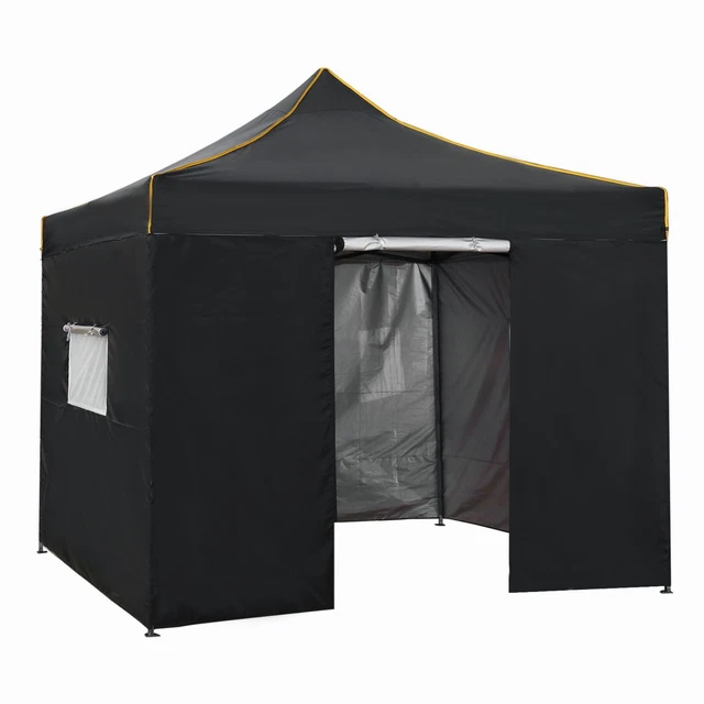 Pavillon 3x3m Wasserdicht Partyzelt Gartenzelt Faltpavillon Festzelt UV Schutz 2