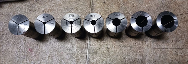 Stark 42S 4-1/2 Lathe Collet Like Hardinge 5C 1/16 3/16 1/4 3/8 9/16 13/16 15/16