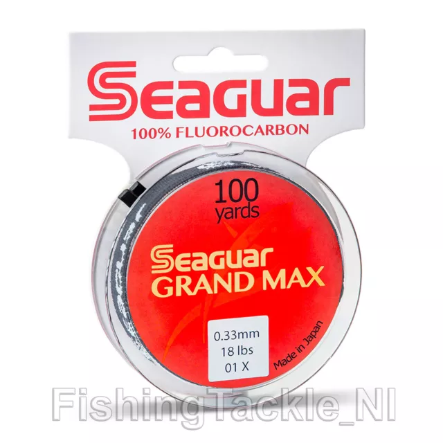 Seaguar Grand Max Flourocarbon Fly Fishing Tippet 30yd or 100yd Spools Riverge