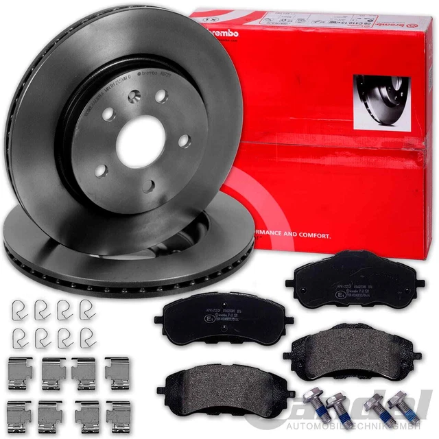 FEBI Bremsen-Set Vorne - Bremsscheiben + Beläge Für Citroën C3 C4 & Peugeot 206 207 307