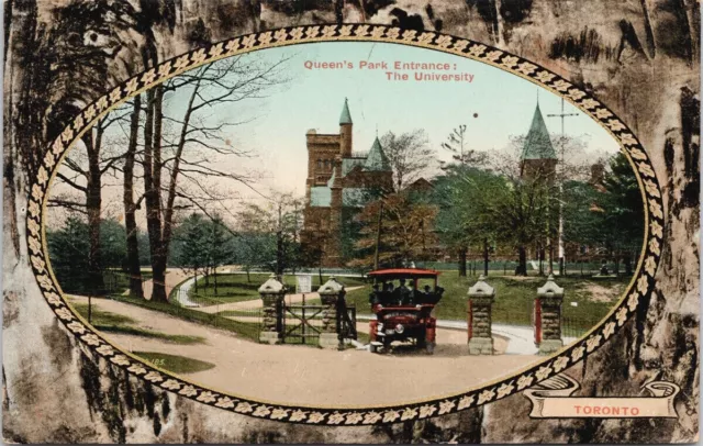 TORONTO ONTARIO QUEEN'S Park Entrance The University Postcard G91 $9.99 ...