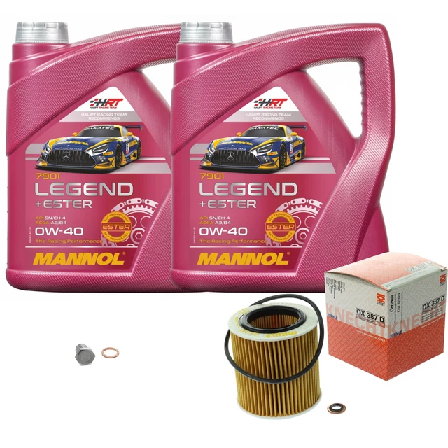 MAHLE Ölfilter 8 L MANNOL Legend+Ester 0W-40 für BMW 3er 325i 330i Z4 Roadster