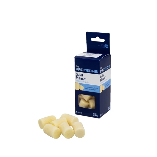 6 Pair, Ear Plugs, Foam Ear Plugs for Sleeping, Snoring, Loud Noise, Traveling