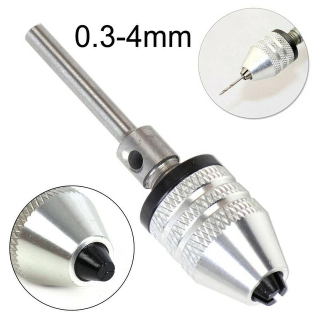 0.3-4mm Diametro Trapano Mandrino Adattatore Convertitore 2.35mm Gambo Rotary