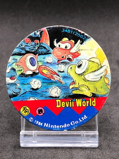 Devil World Famicom Family Computer Nintendo NES Game Menko Retro Card Japan