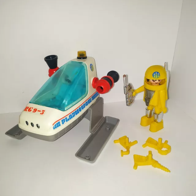 PLAYMOBIL - Lote Space Vintage Vehículo Espacial Astronauta Playmospace 3509