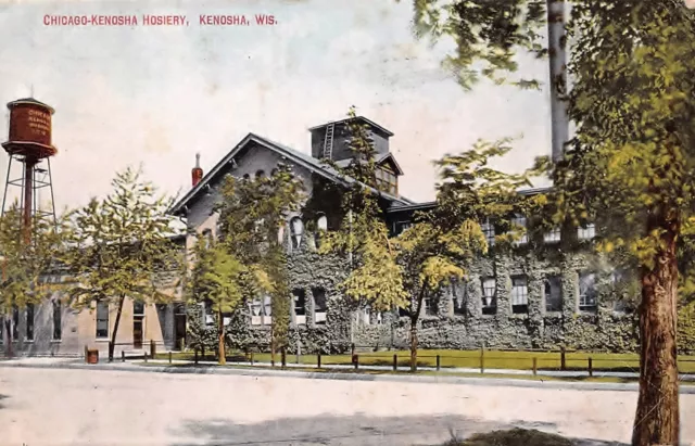 # G979    Kenosha,  Wi.  Postcard,   Chicago - Kenosha,  Hosiery