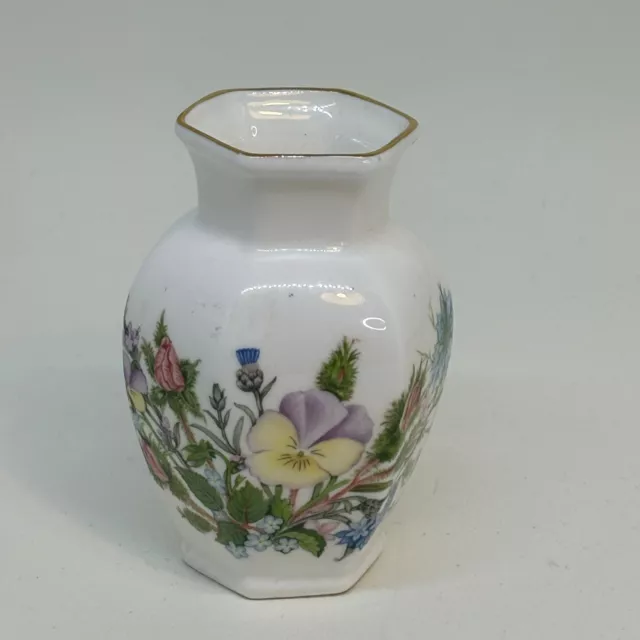 Vintage Collectable Aynsley Wild Tudor BUD VASE Fine English Bone China 3.25"