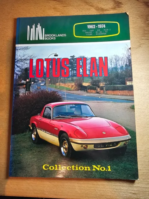 Lotus Elan 1962-1974 - Brooklands Collection No.1 - Road Tests and articles