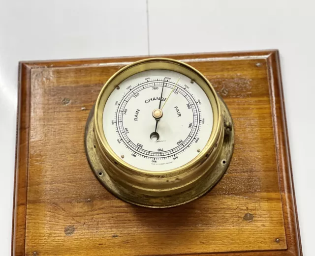 Original Rain Change Fair Ship Compensated Barometer Made in Western Germany