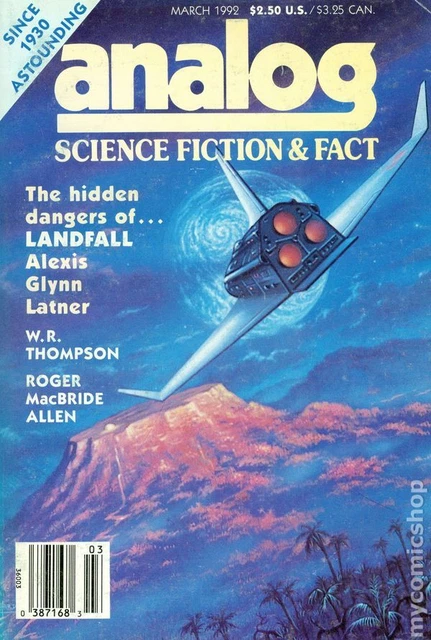 Analog Science Fiction/Science Fact Vol. 112 #4 VG 4.0 1992 Stock Image