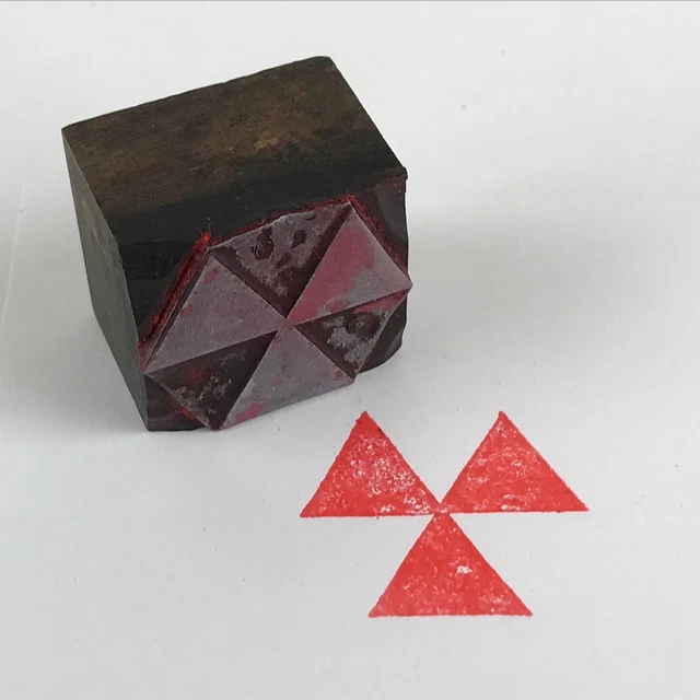 Japanese Wooden Stamp Hanko Inkan Kanji Vtg Metal Seal Doshisha University HS111