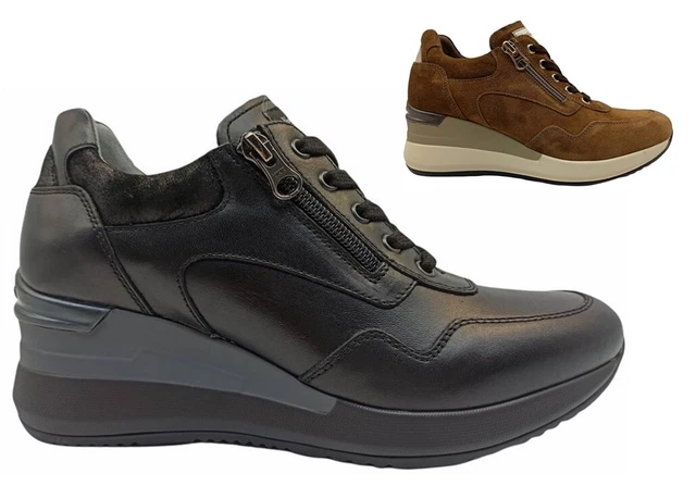 Chaussures Femme Nero Giardini I116870D I116872D Baskets Casual Compensées Cuir