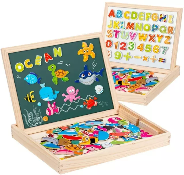 EDATOFLY 6 Pièces Jouet Puzzle en Bois pour Enfants, Puzzle Enfant 3 Ans  Puzzle en Bois Enfant 3 Ans Jouet Éducatif Parfait pour Garçons Filles  (Animaux) : : Jeux et Jouets