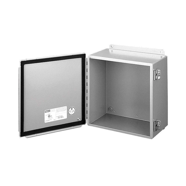 HOFFMAN A16148CH Enclosure,Mtlc,16In.Hx 14In.Wx8In.D
