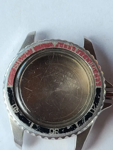 VINTAGE MENS CARAVELLE Diver Wristwatch Watch Case Parts Repair $39.00 ...