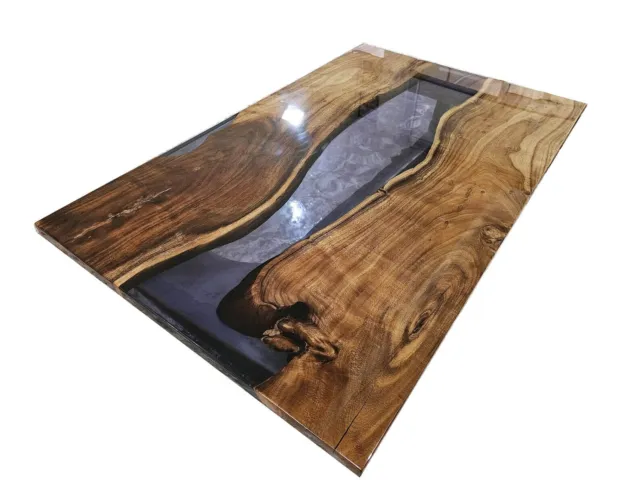 36 Epoxy Table Top Hand-Poured Resin One-of-a-Kind Design Elegant  Centerpiece
