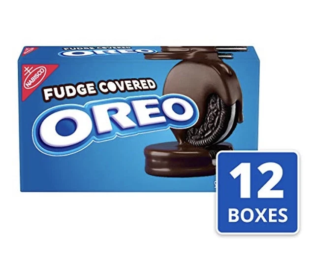 NEW NABISCO OREO Fudge Covered Chocolate Sandwich Cookies £9.31