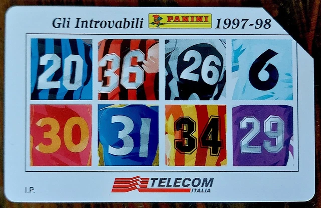 Carte Téléphonique Panini Maurizio Ganz 1997-98 - Collection Football Italien, Rare