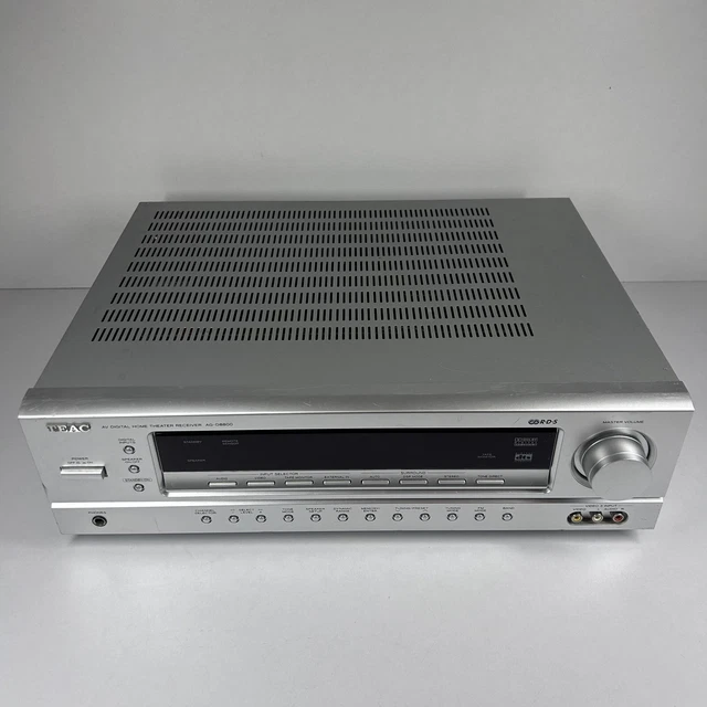 TEAC AGD8800 AV Digital Home Theatre Receiver Power On Untested Spare
