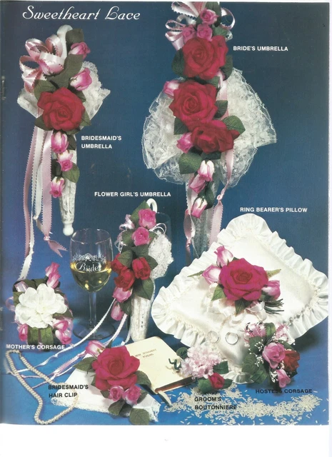 Arreglos florales de seda flores de novia para bodas patrón artesanal folleto H04