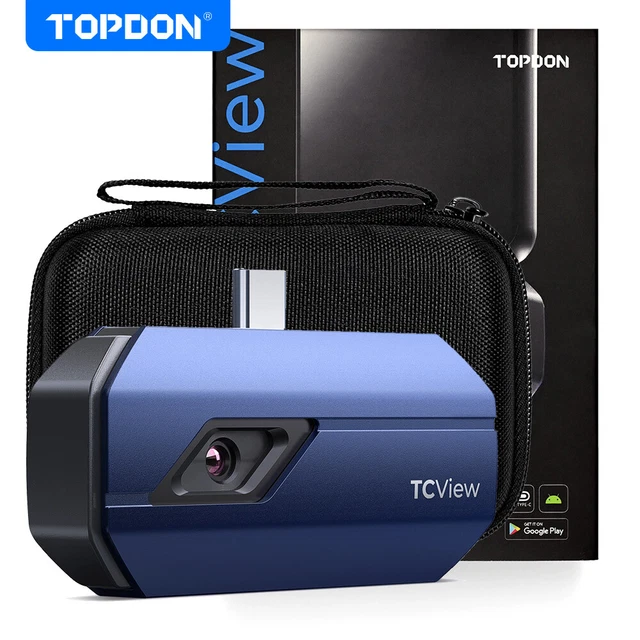 TOPDON TC001 Termómetro termográfico IR con precisión de temperatura optimizada