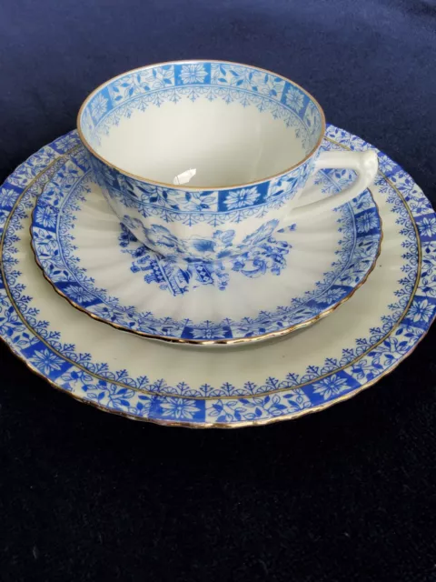 Kaffeetasse Unterteller Kuchenteller SELTMANN WEIDEN China Blau Gedeck