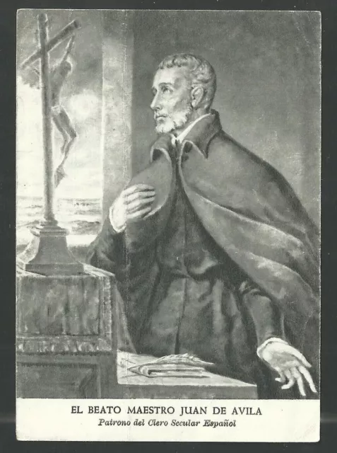 santino antico del Beato Juan de Avila estampa image pieuse holy card